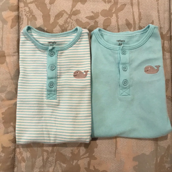 Carter's Other - ✖️2️⃣ bundle of baby onsie t-shirts, sz 24 months